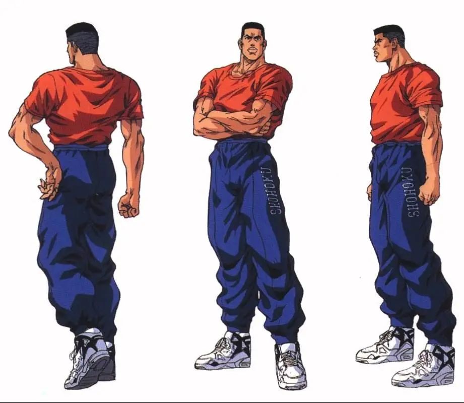 再往后数,《灌篮高手》中赤木刚宪脚下战靴,正是匡威经典球鞋erx;有