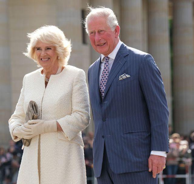 查尔斯确诊后首现身,西装笔挺精神尚可,卡米拉站在窗前忧心忡忡