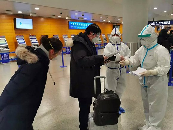 直击浦东机场"130模式":重点排查"无症状"入境旅客