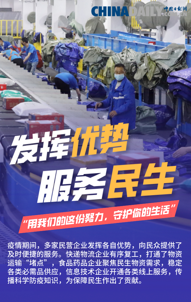 @【图说】共战疫情稳经济，这支“生力军”就叫“中国民企”！