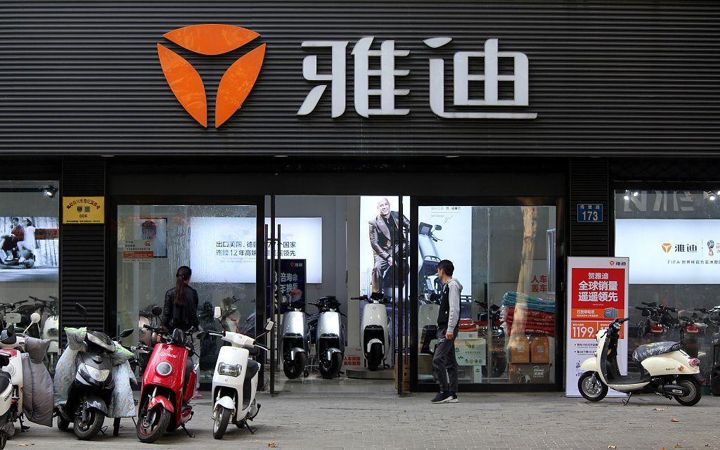 雅迪去年营收120亿元 售出609万台电动两轮车