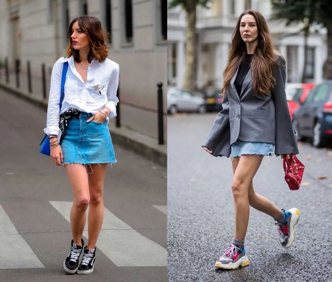  运动鞋配裙子好看吗(运动鞋配裙子好看吗图片)