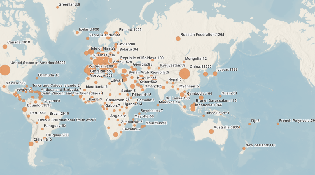 再来看全球疫情
