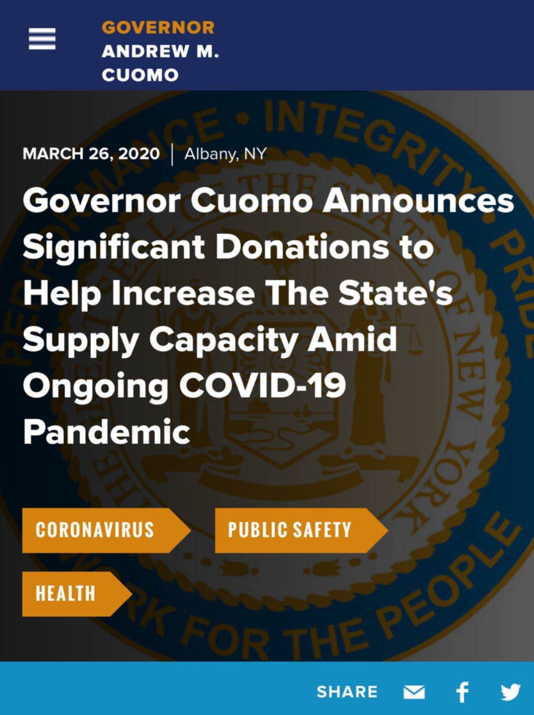 冰岛现全球首例双重感染者,美国17地进入"灾难状态"