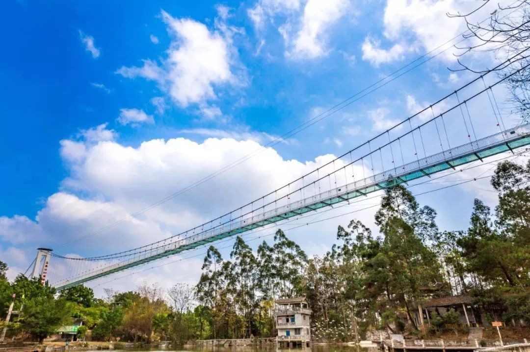 知道吗花果山生态园新建了一座超长玻璃桥还是9d的走去挑战一下