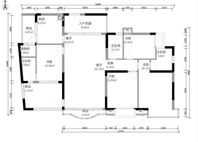 婆婆把113平米的房装修成这种现代风格，一进门就看呆了！-云景花园装修