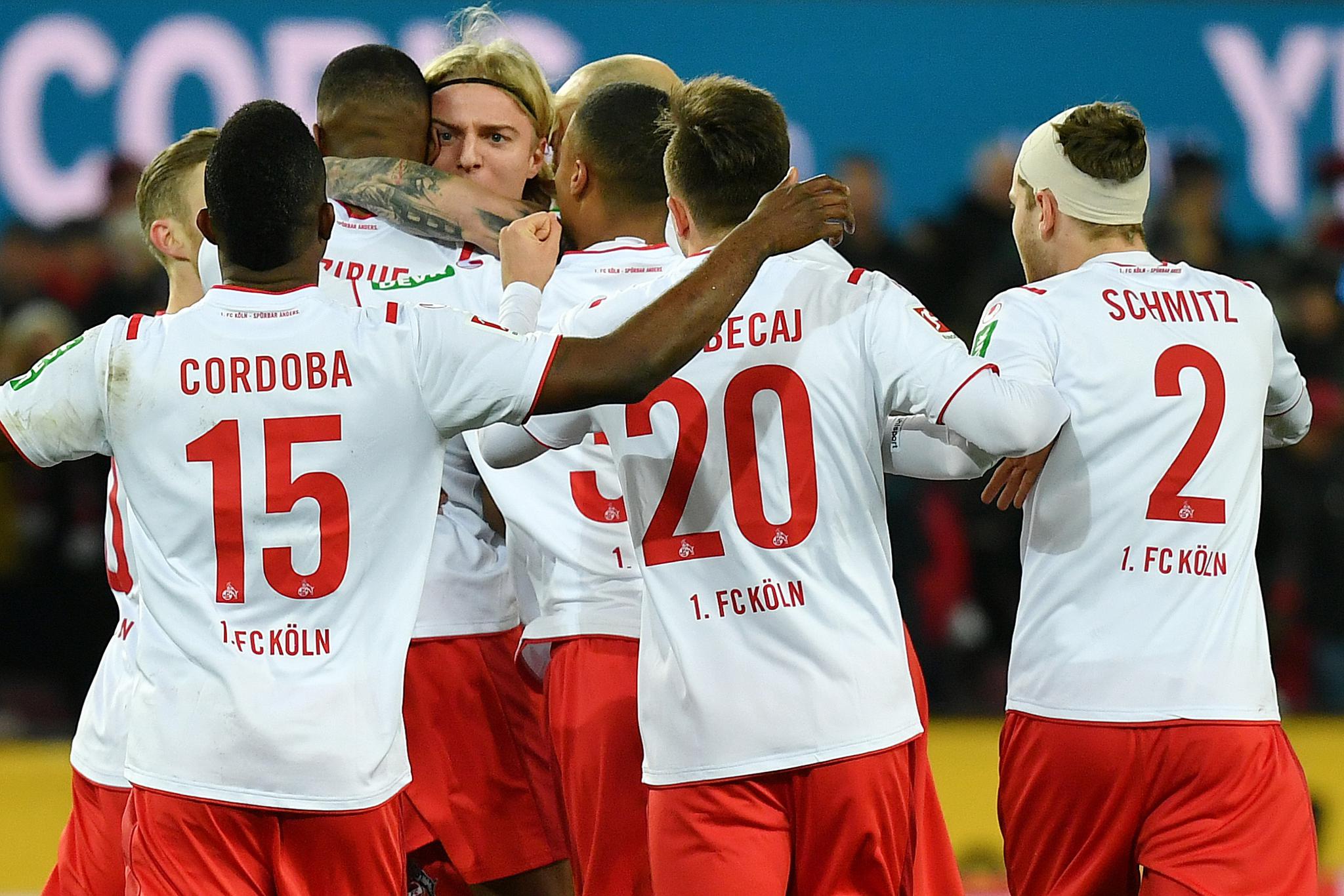 德甲:科隆队.新华社发(乌尔里希·胡夫纳格尔摄)