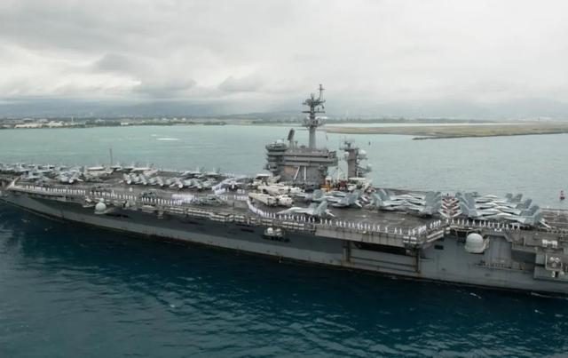 美国海军“罗斯福”号航母。图片来源：环球网