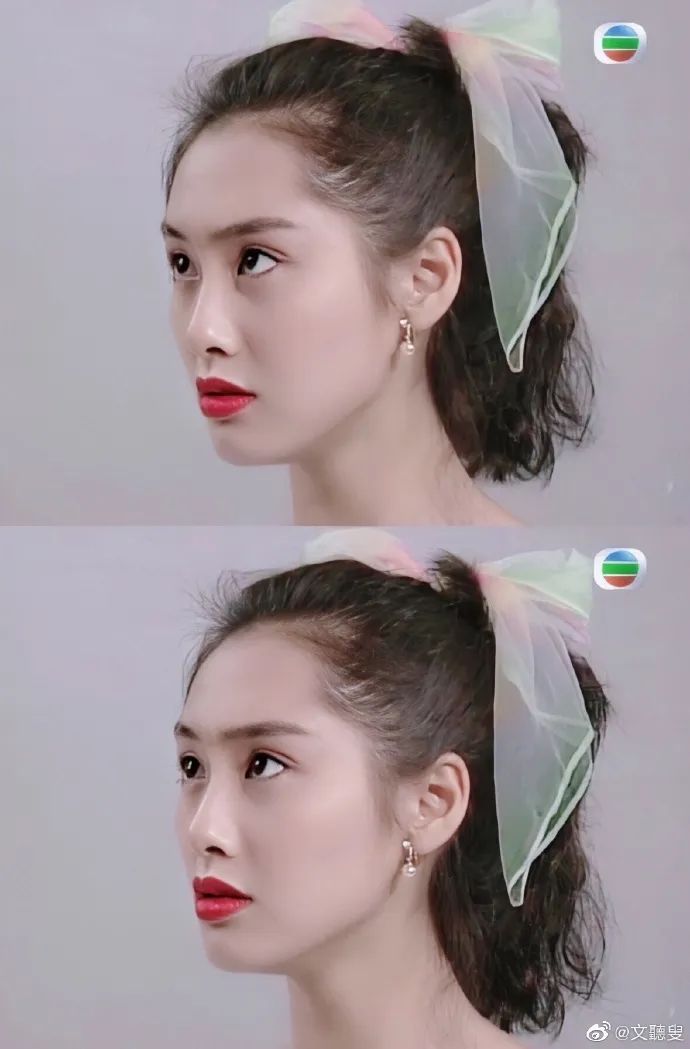 又美又俏!朱茵眼镜双马尾真的好靓啊!