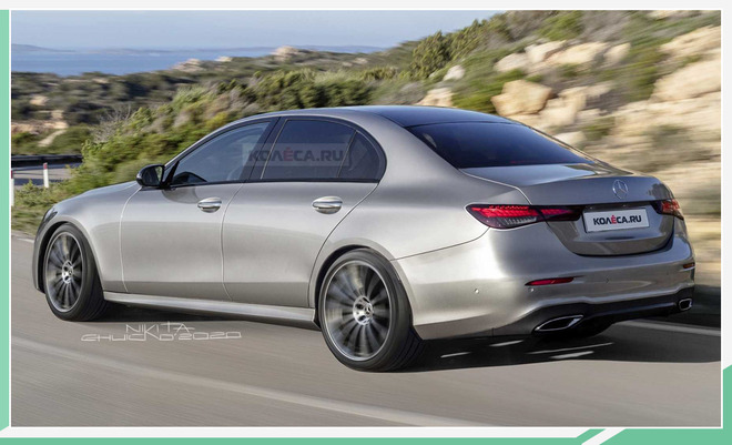 奔驰全新C级假想图曝光 新车或于2021年亮相