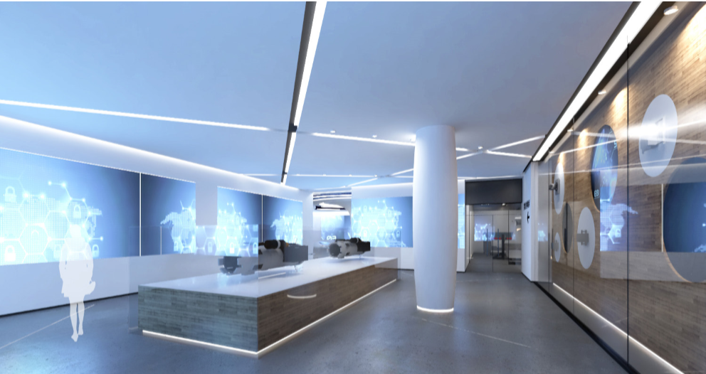 阳江市中乌巴顿技术研究院技术成果展厅效果图