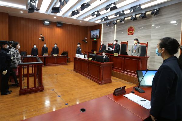 庭审现场 虹口区检察院供图