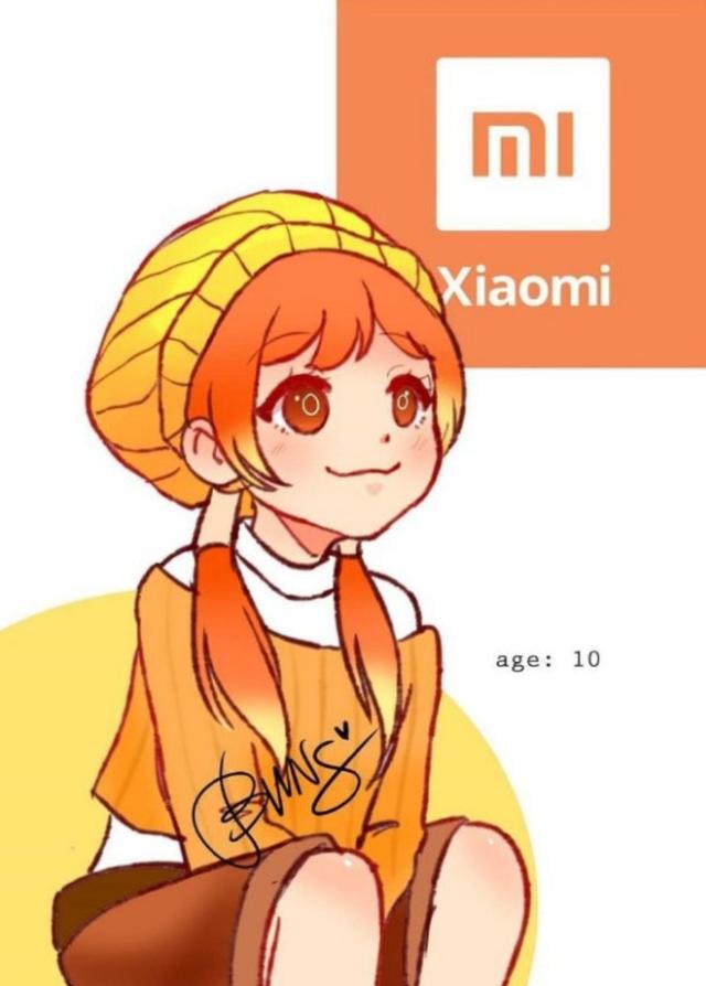 当科技品牌娘化网友看到苹果娘之后爱上了