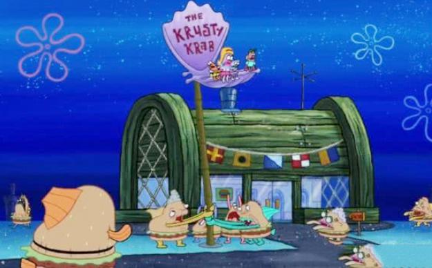 海绵宝宝最吓人一集客人吃掉蟹老板海绵宝宝却成救世主