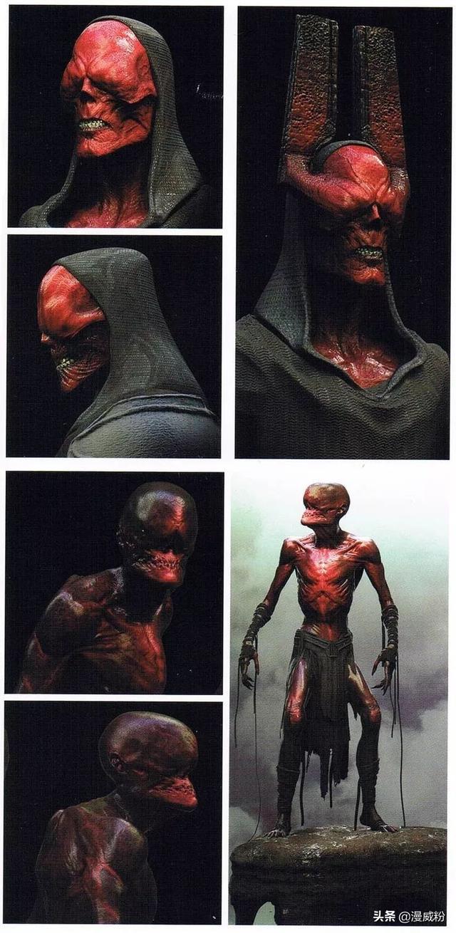 吓人复联4全新概念图曝光红骷髅长相狰狞丑陋