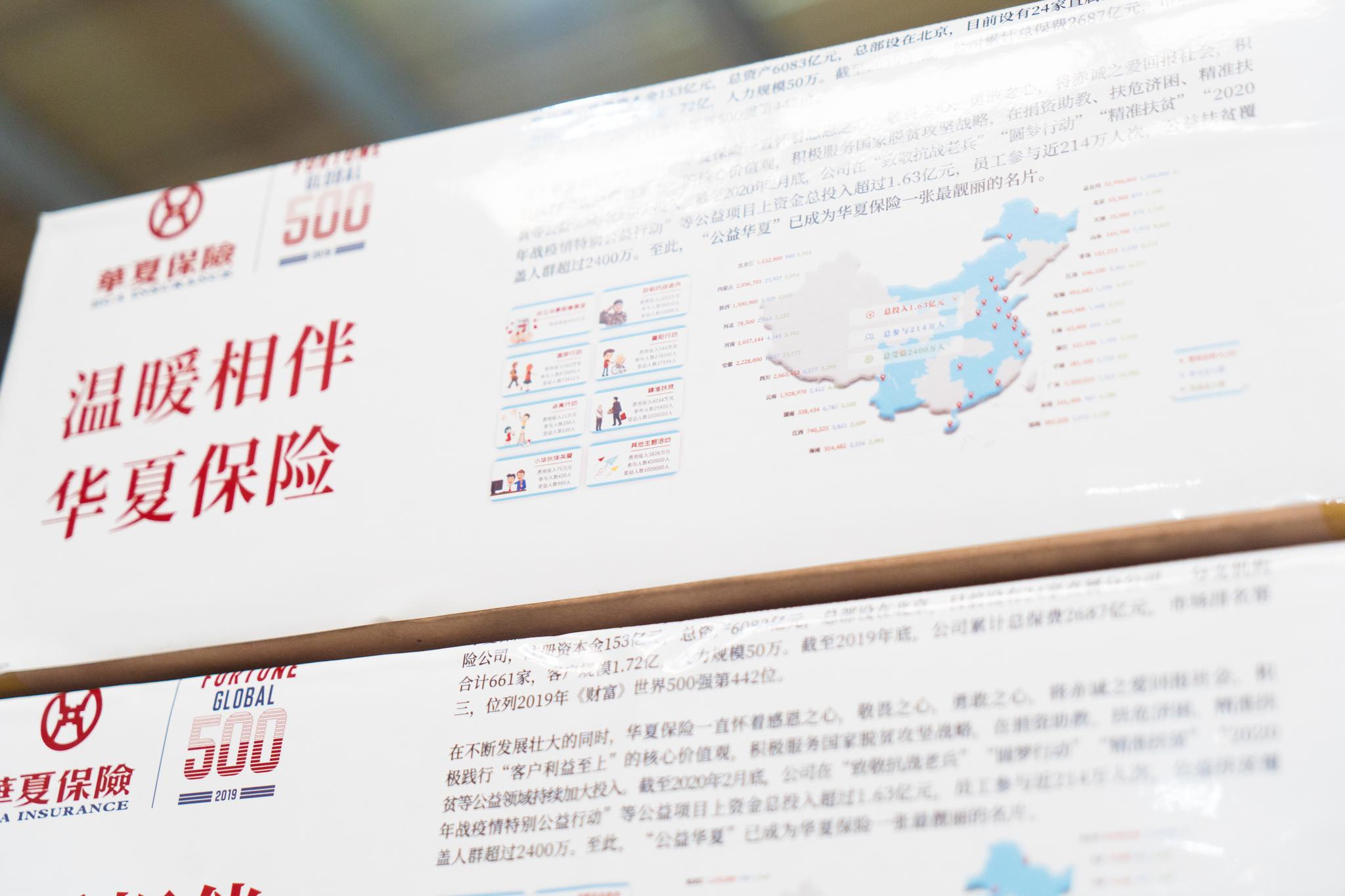 华夏保险山东分公司捐赠200万防疫物资 助力湖北复工复产