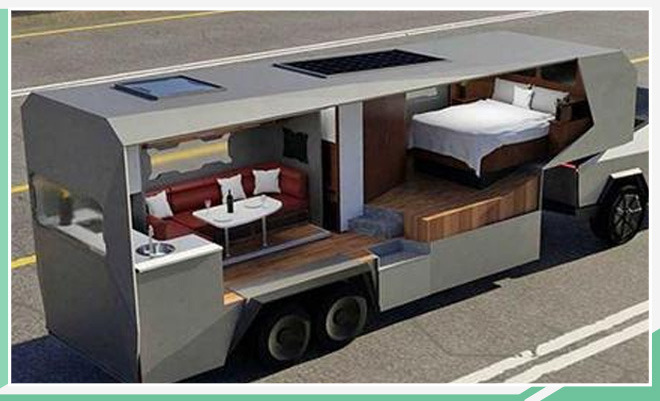 这才是完全体  特斯拉Cybertruck的完美搭档