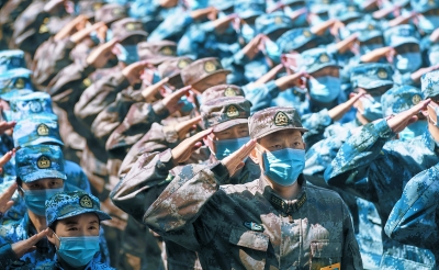 军队援鄂医疗队回撤