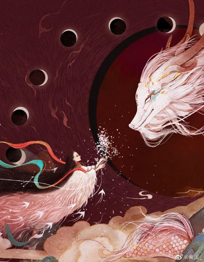 27岁美女画家,神仙画风一夜圈粉63w!网友惊艳:你这是吃了仙丹?