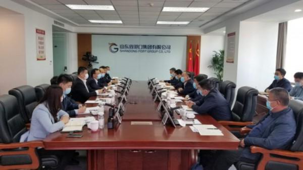快讯!宇向东赴山东省港口集团对接洽谈工作