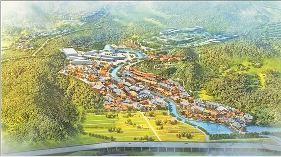 俯瞰茨坝生物科技小镇