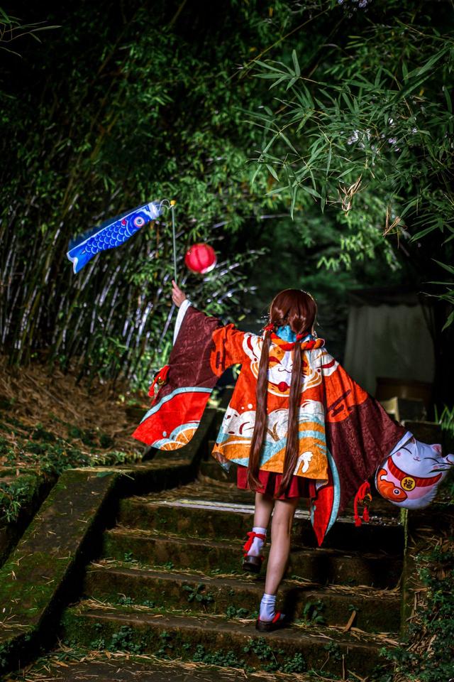 阴阳师座敷童子cosplay