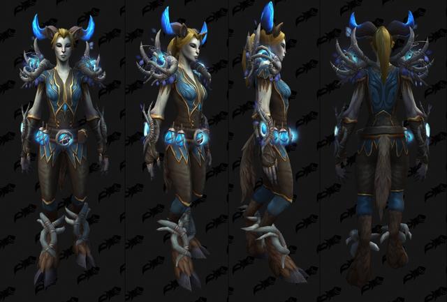 魔兽世界:法夜npc可使用女性德莱尼收藏品模型