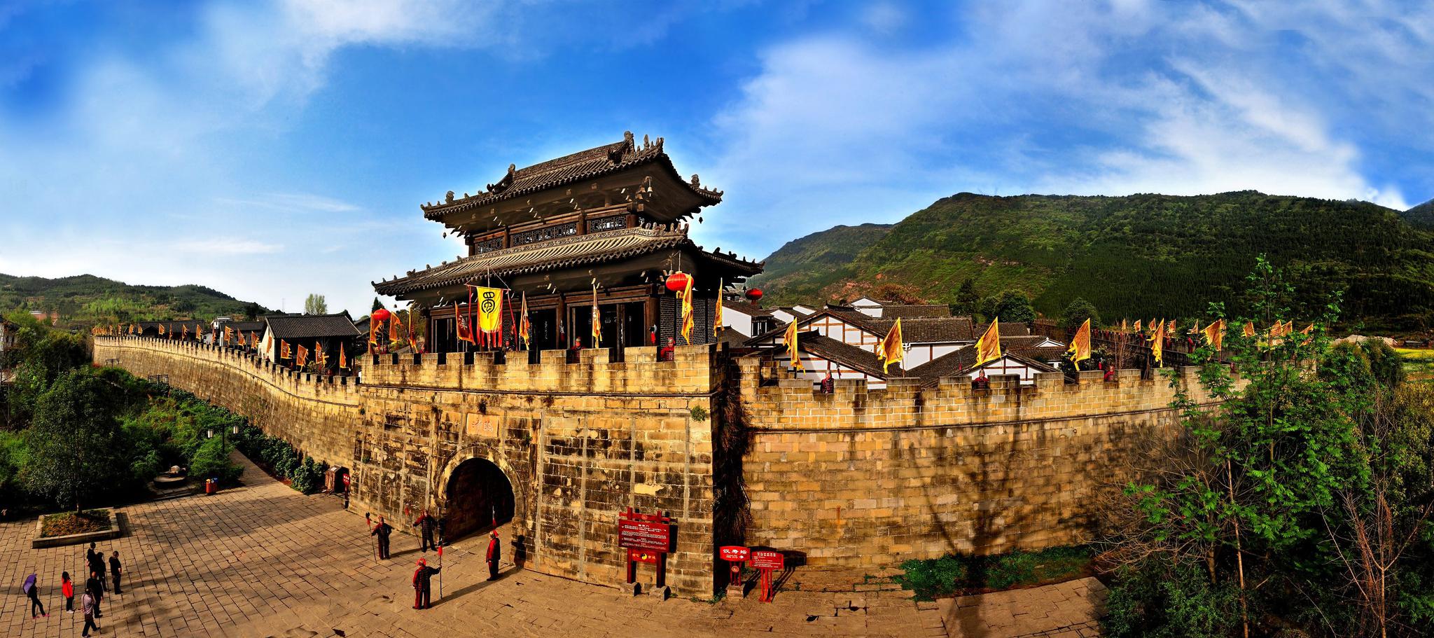 三江交汇处品三国文化游昭化古城追忆四千年历史