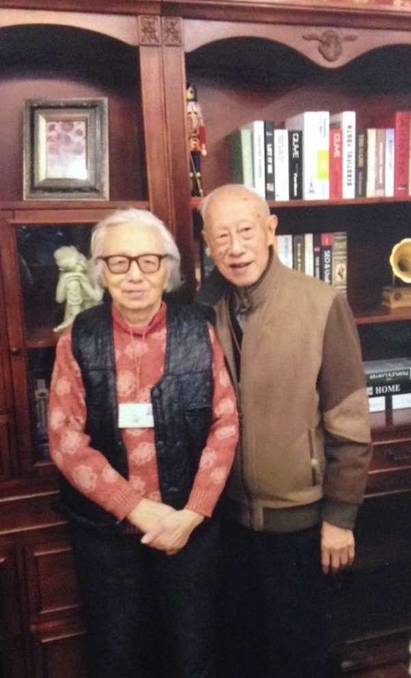  陈良廷先生与妻子刘文澜。资料图