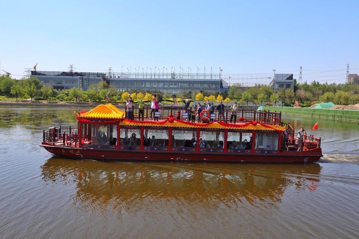 游船下水,北运河城市副中心段今起复航