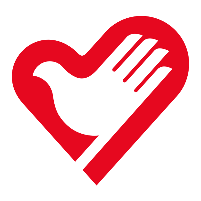 团中央青年志愿者心手标禁止商用不得进行篡改