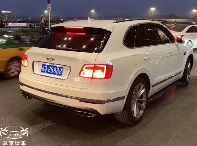 国内最牛的宾利添越，牌照五个8，这些车都在哪些城市？