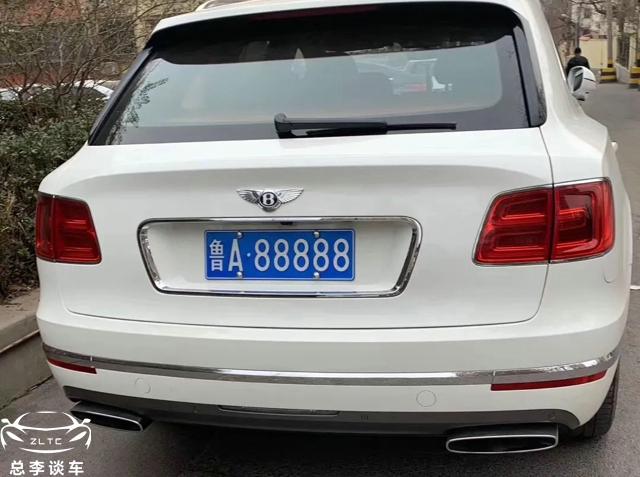 国内最牛的宾利添越，牌照五个8，这些车都在哪些城市？