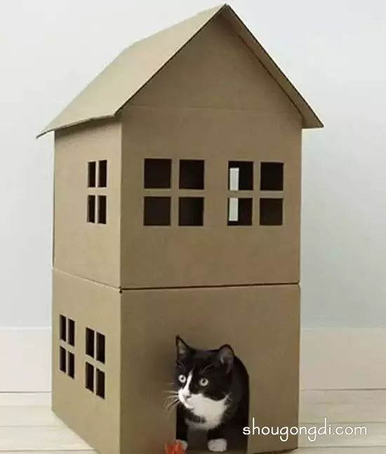 纸箱玩具手工制作大全幼儿玩具用废纸箱做