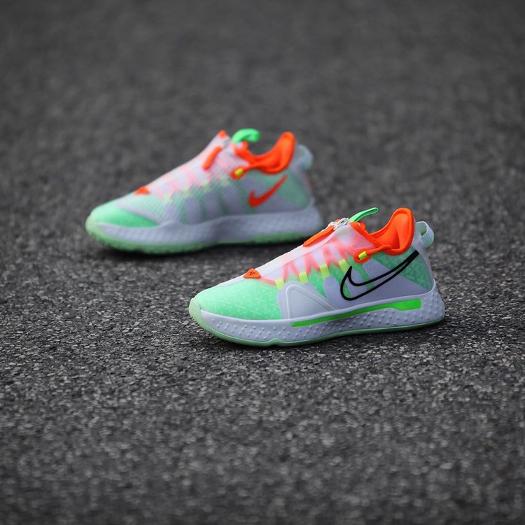 堪称最美配色!佳得乐 nike pg4 实物美图释出!