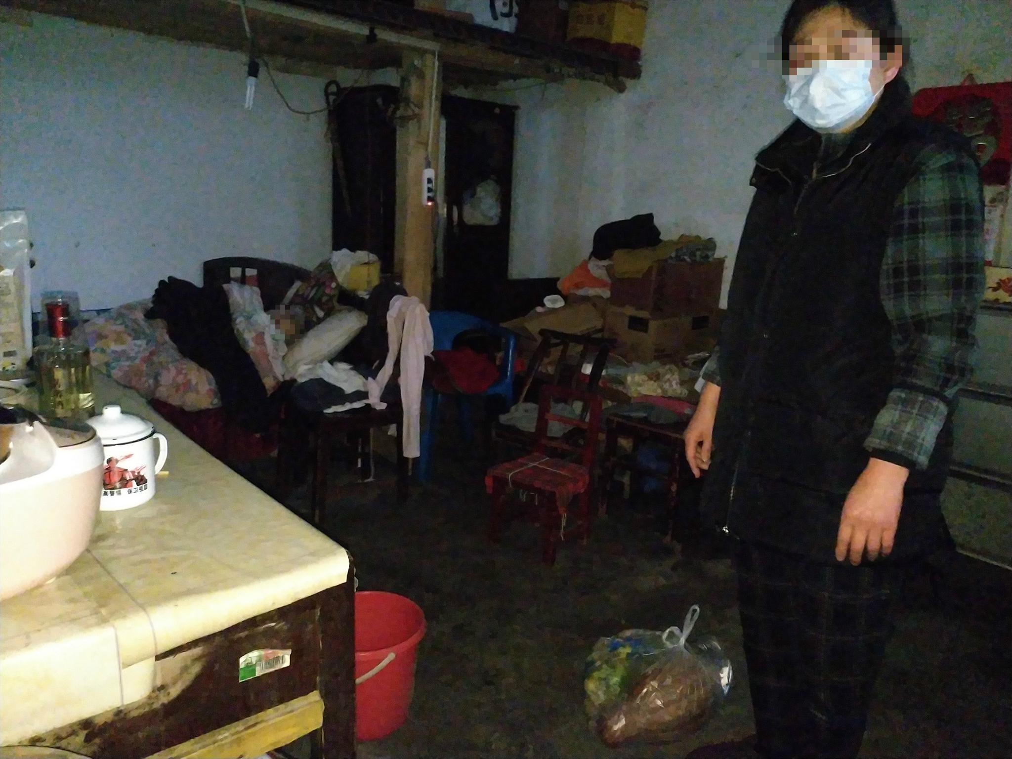  2月28日，楼威辰救助的其中一个贫困户。