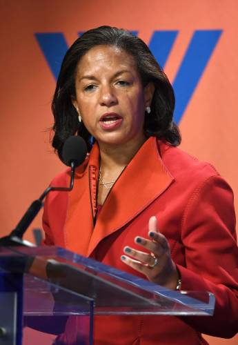 图为美国前国家安全顾问苏珊·赖斯.新华社