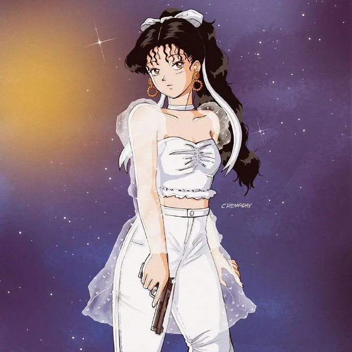 昭和女子偶像!这复古画风长在我审美上了!