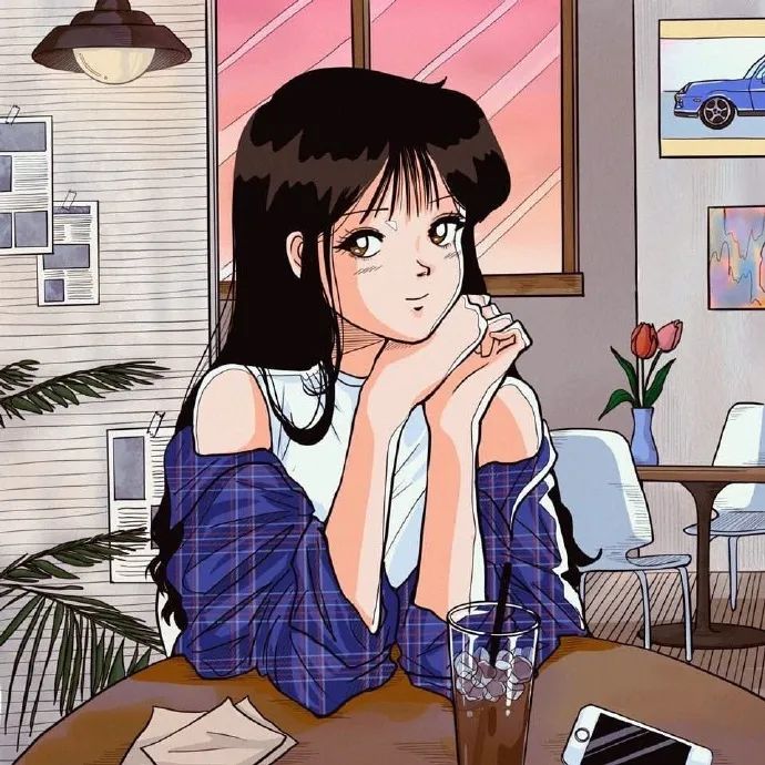 昭和女子偶像!这复古画风长在我审美上了!
