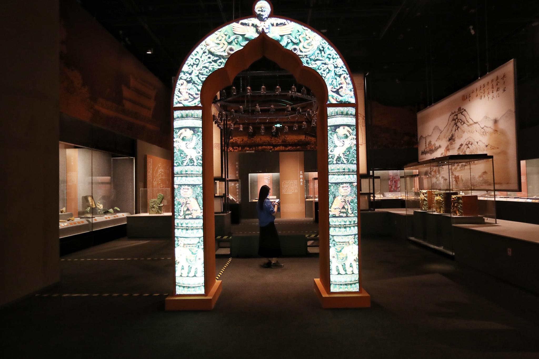 首都博物馆一层b展厅"1420:从南京到北京"展览明日将对观众开放.