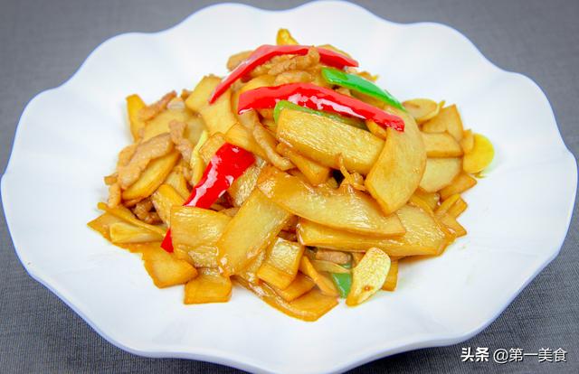 杏鲍菇这样炒比肉好吃咬一口干香滑嫩让人不自觉的味蕾大开