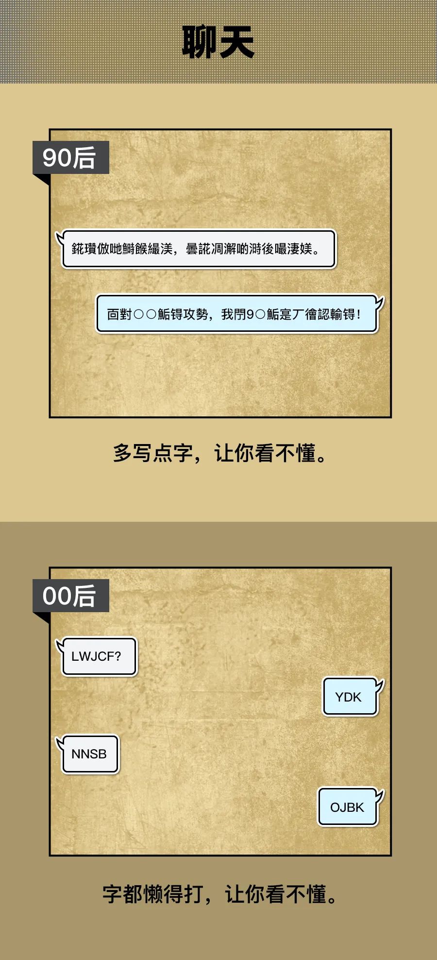 原来,90后和00后的代沟有这————————————么大