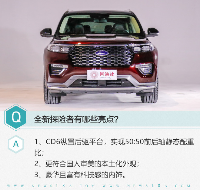 国产后实力依然在线 静态体验长安福特探险者