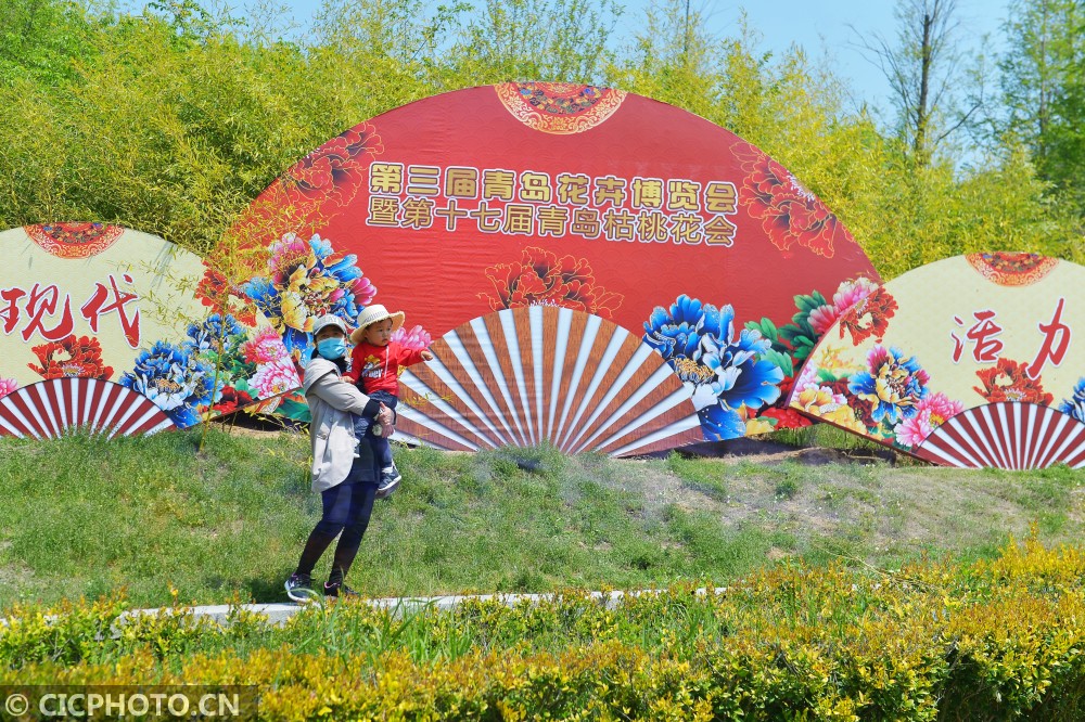 山东青岛:第三届青岛花博会启幕