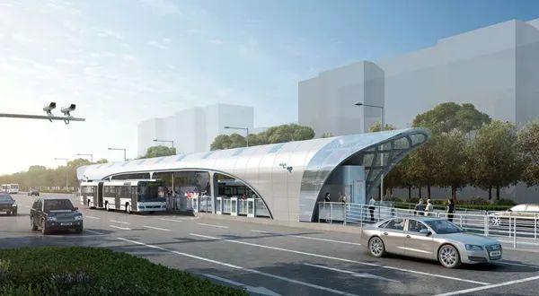 盐城解放路brt站台新建中央岛式站台!4月10日起部分站台陆续封闭