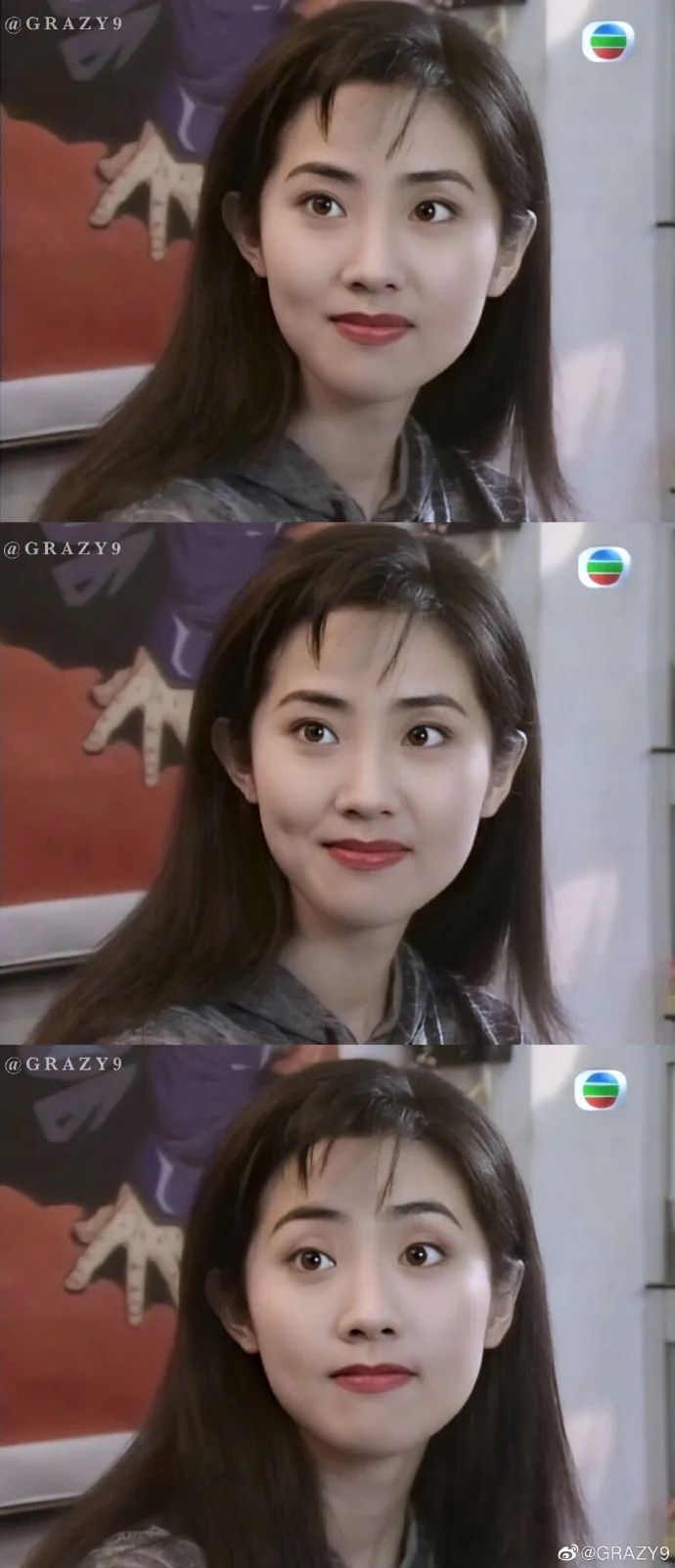 90年代元气少女张玉珊!好靓!