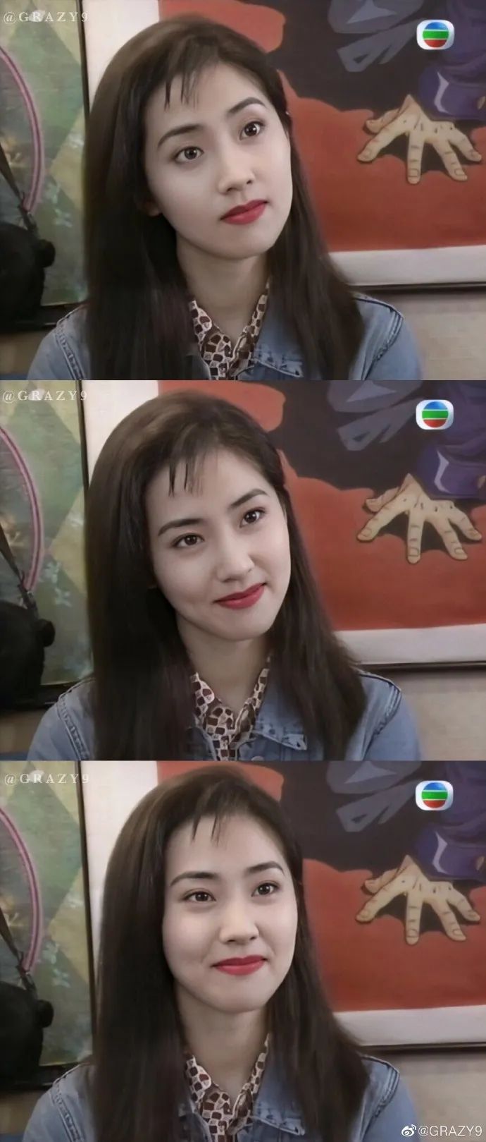 90年代元气少女张玉珊!好靓!