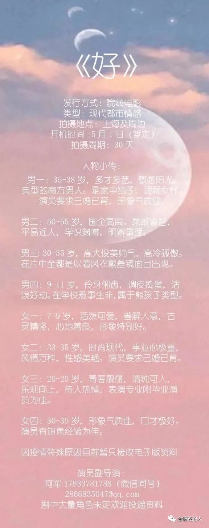 今日组讯丨都市家庭电视剧《小舍得》,湖南卫视保密项目,女性题材电影