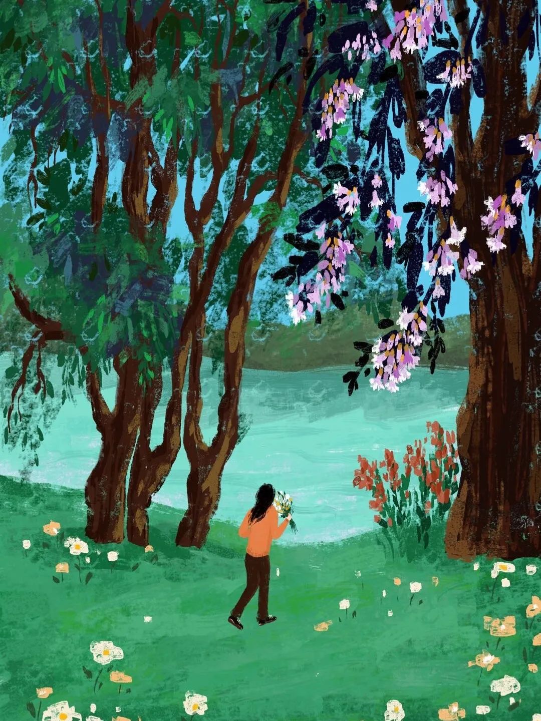 你好4月8日不介意孤独比强求舒服