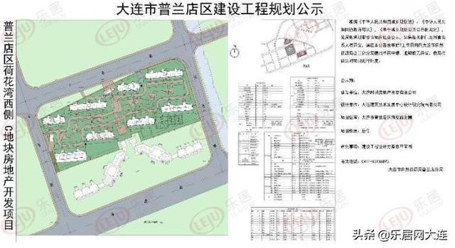 大连荷花湾西侧地块房地产开发项目建筑设计方案总平面图曝光